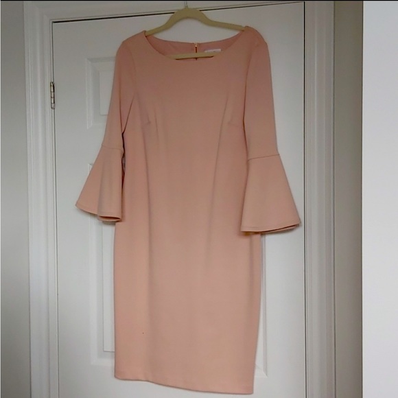 chinese dress ladies Pink Floral Wrap Midi Dress | Calvin Klein